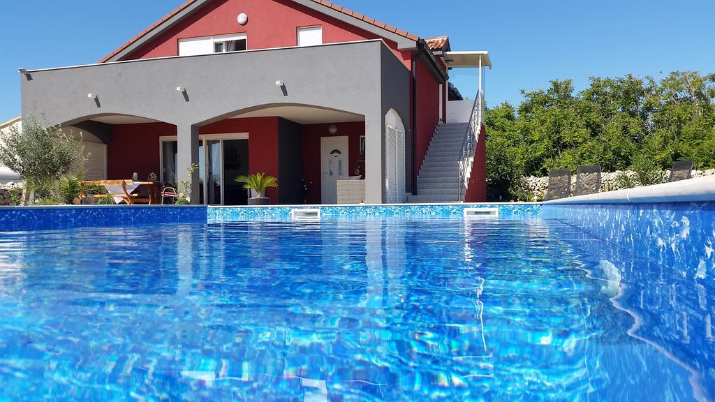 House With Swimming Pool Blue Diamond Apartment Povljana Exterior photo