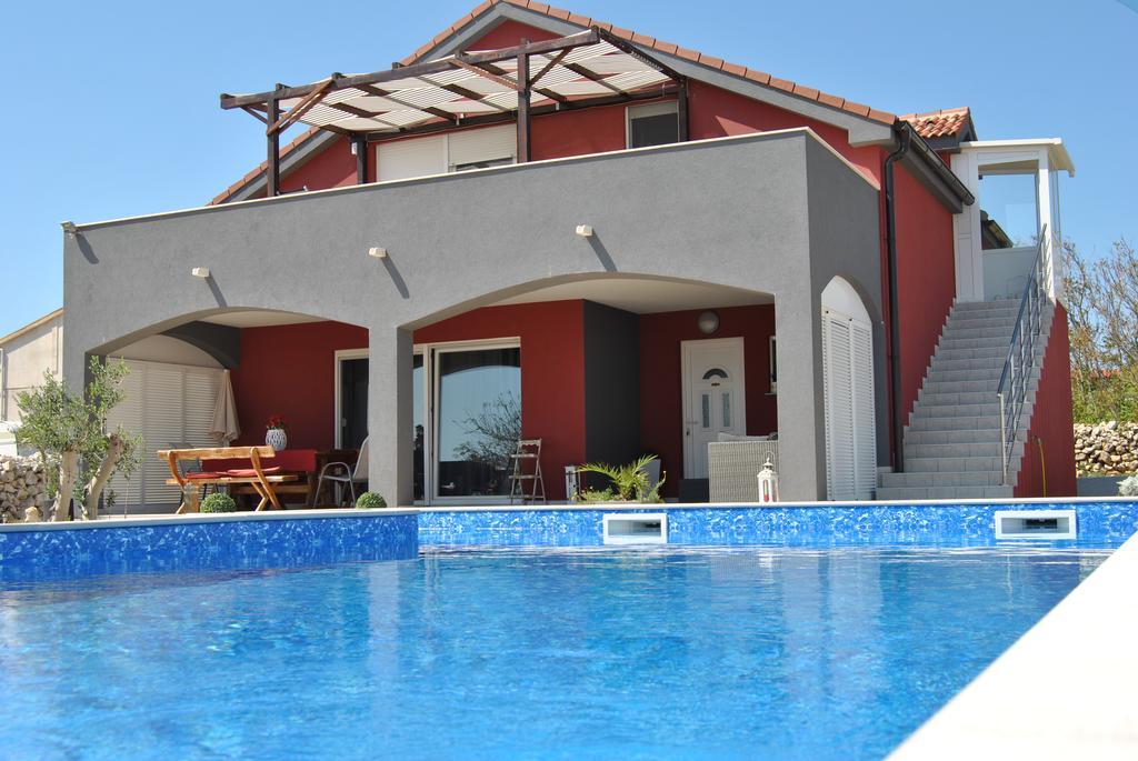 House With Swimming Pool Blue Diamond Apartment Povljana Exterior photo